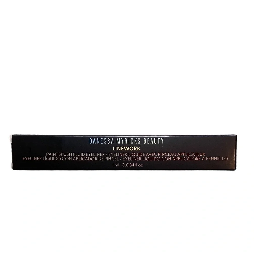 Danessa‎ Myricks Beauty Linework Paint Brush Fluid Eyeliner ONYX, 0.034 oz